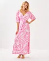 Lilly Pulitzer Parigi Maxi Dress In Rousseau Pink Glisten In The Sun