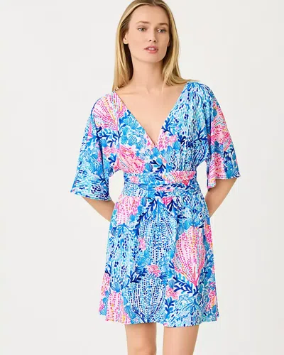 Lilly Pulitzer Parigi Skort Romper In Blue