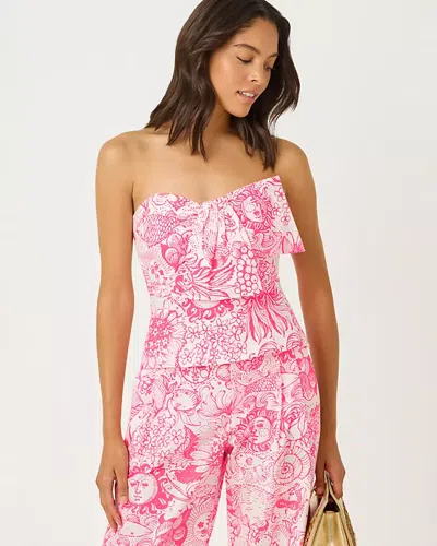 Lilly Pulitzer Parni Strapless Top In Multi