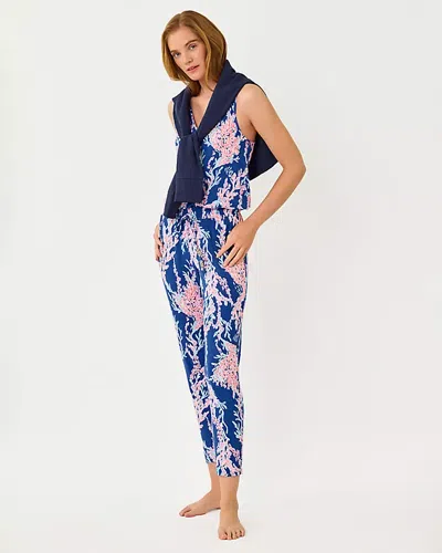 Lilly Pulitzer Paulina Jumpsuit In Blue