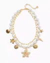 LILLY PULITZER PEARL PERFECT CHARM NECKLACE
