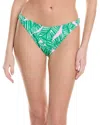 Lilly Pulitzer Pico High-cut Bikini Bottom In Green