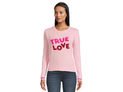 Lilly Pulitzer Pippy Sweater Women's Clothing Heathered Conch Shell Pink True Love Boucle: Md, Acrylic/cotton