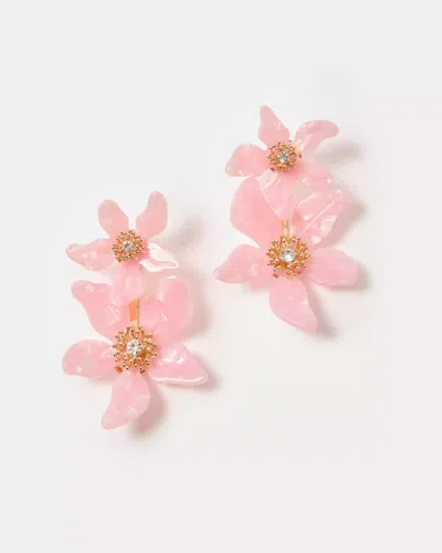 Lilly Pulitzer Plumes In Bloom Earrings In Pink Muse