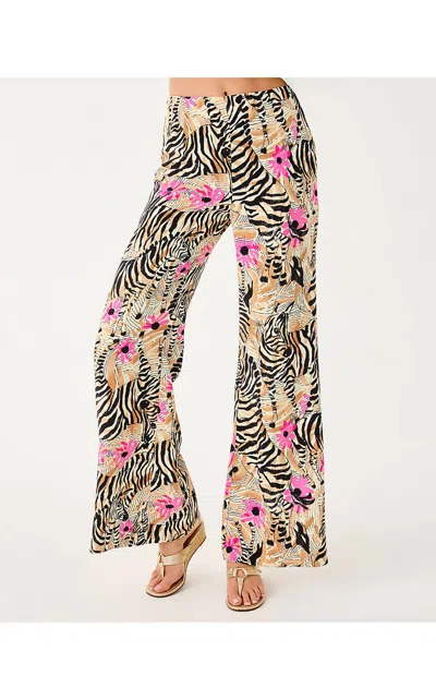 Lilly Pulitzer 33" Polyanna High Rise Palazzo Pant In Multi