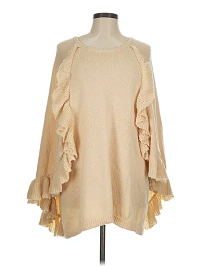 Pre-owned Lilly Pulitzer Poncho In Tan