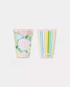 Lilly Pulitzer Pool Cups In Multi
