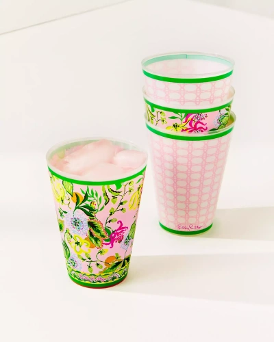 Lilly Pulitzer Pool Cups In Pink