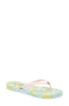 Lilly Pulitzer ® Pool Flip Flop In Bluette Make Lemonade Shoe