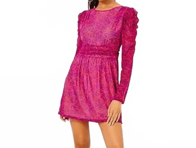 Lilly Pulitzer Preslie Long Sleeve Romper In Pink