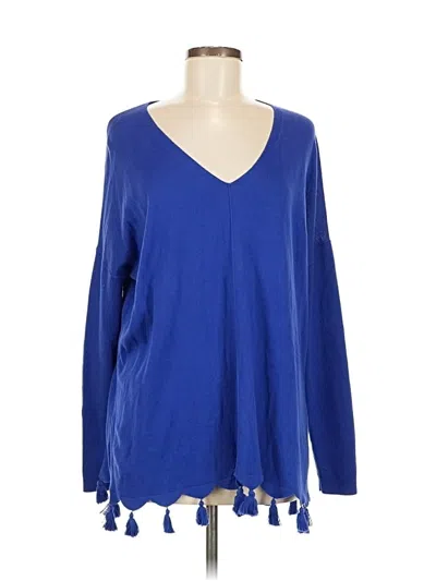 Pre-owned Lilly Pulitzer Pullover Sweater In Blue