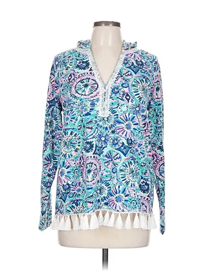 Pre-owned Lilly Pulitzer Pullover Sweater In Blue