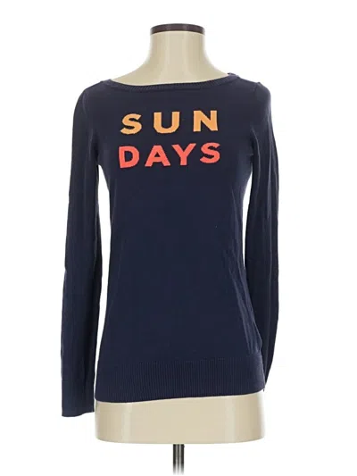 Pre-owned Lilly Pulitzer Pullover Sweater In Blue