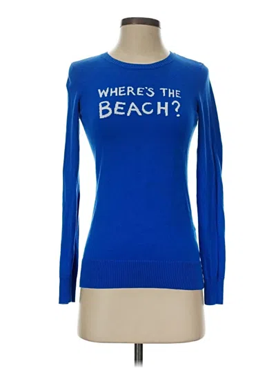 Pre-owned Lilly Pulitzer Pullover Sweater In Blue