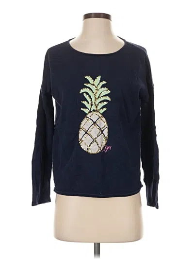 Pre-owned Lilly Pulitzer Pullover Sweater In Blue