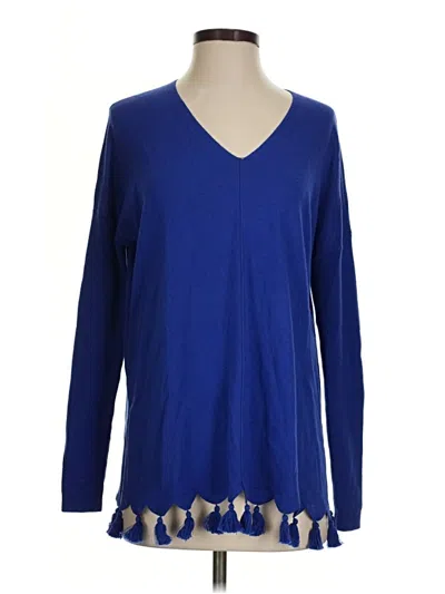 Pre-owned Lilly Pulitzer Pullover Sweater In Blue