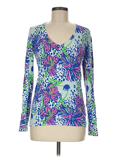 Pre-owned Lilly Pulitzer Pullover Sweater In Blue