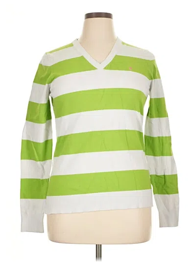 Pre-owned Lilly Pulitzer Pullover Sweater In Green