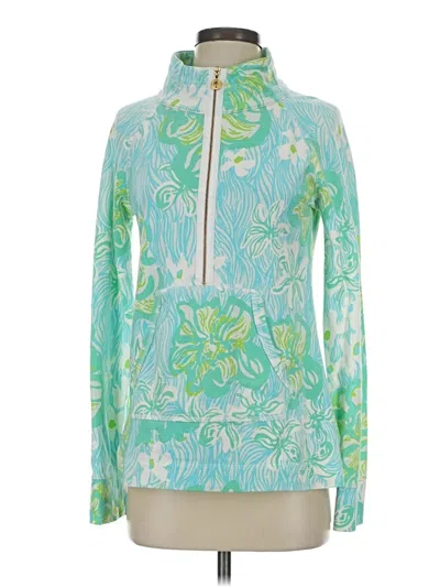 Pre-owned Lilly Pulitzer Pullover Sweater In Green
