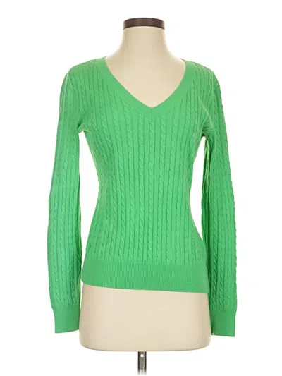 Pre-owned Lilly Pulitzer Pullover Sweater In Green