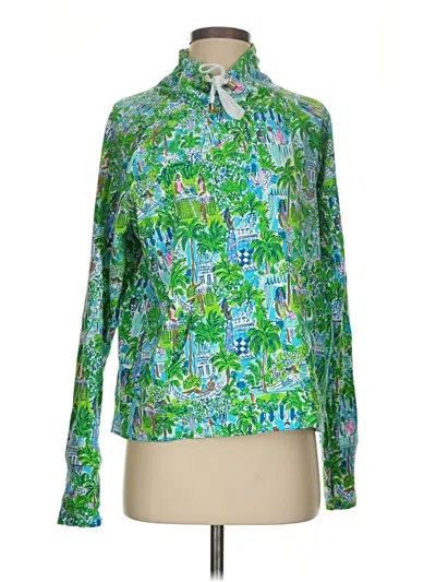 Pre-owned Lilly Pulitzer Pullover Sweater In Green