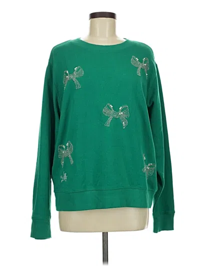 Pre-owned Lilly Pulitzer Pullover Sweater In Green