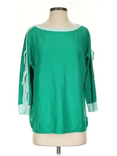 Pre-owned Lilly Pulitzer Pullover Sweater In Green