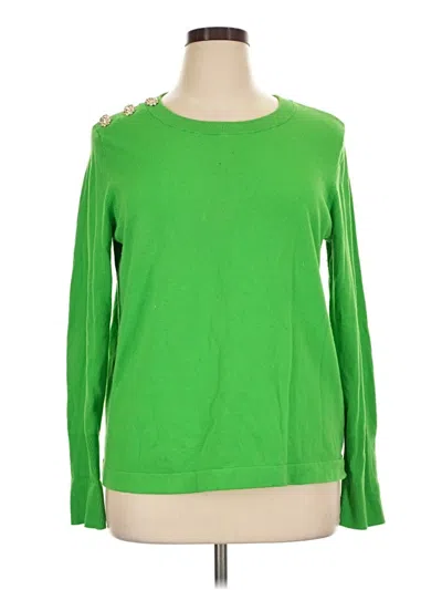 Pre-owned Lilly Pulitzer Pullover Sweater In Green