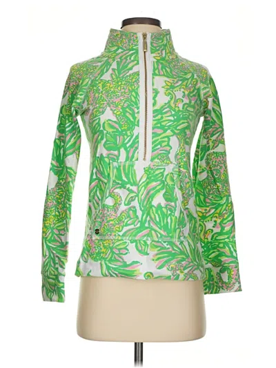 Pre-owned Lilly Pulitzer Pullover Sweater In Green