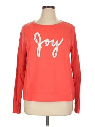 Pre-owned Lilly Pulitzer Pullover Sweater In Orange