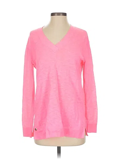 Pre-owned Lilly Pulitzer Pullover Sweater In Pink