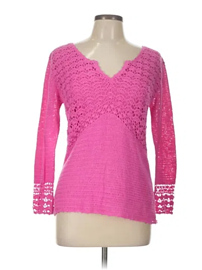 Pre-owned Lilly Pulitzer Pullover Sweater In Pink