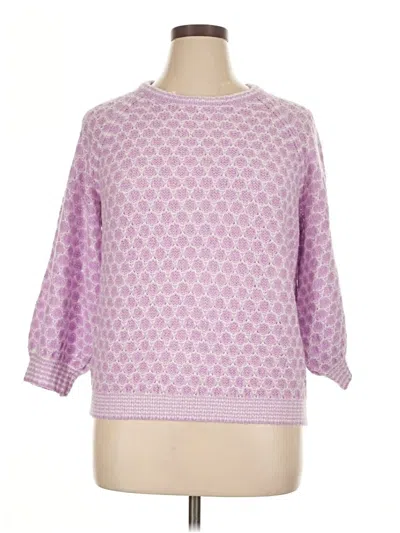 Pre-owned Lilly Pulitzer Pullover Sweater In Purple