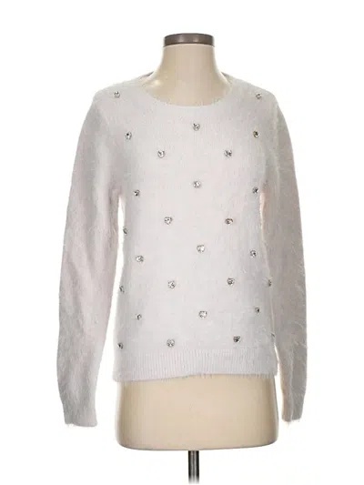Pre-owned Lilly Pulitzer Pullover Sweater In Silver