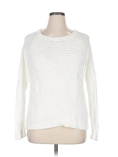 Pre-owned Lilly Pulitzer Pullover Sweater In White