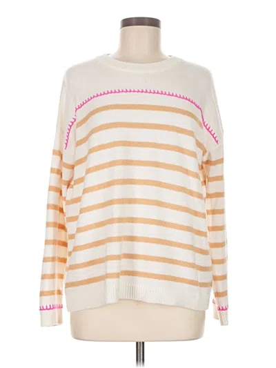 Pre-owned Lilly Pulitzer Pullover Sweater In White