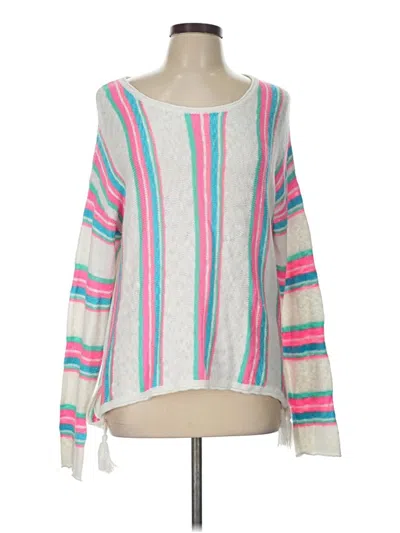Pre-owned Lilly Pulitzer Pullover Sweater In White