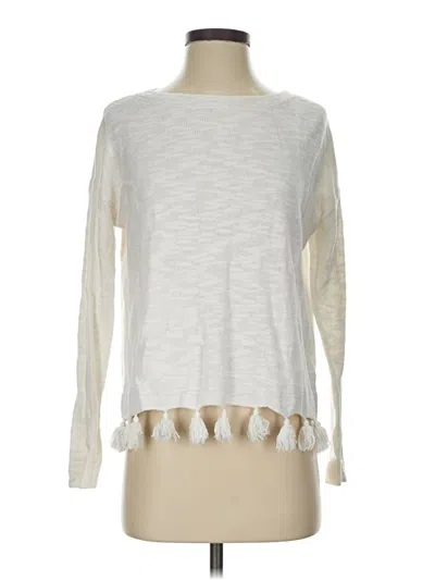 Pre-owned Lilly Pulitzer Pullover Sweater In White