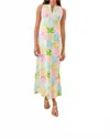 Lilly Pulitzer Raina Maxi Dress In Multi Via Sunny Sunflowers In Multi