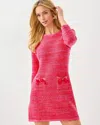 Lilly Pulitzer Rhysa 3/4 Sleeve Sweater Dress In Red