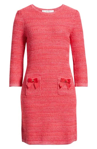 LILLY PULITZER LILLY PULITZER® RHYSA BOW ACCENT SWEATER DRESS