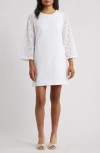 Lilly Pulitzer Richie 3/4 Sleeve Shift Dress In White