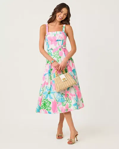 Lilly Pulitzer Rissy Midi Dress In Multi