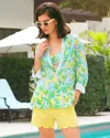 Lilly Pulitzer Riverlyn Pieced Print Tunic In Bluette Make Lemonade