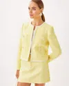 Lilly Pulitzer Rohana Boucle Jacket In Finch Yellow Chic Chick Boucle