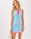 Lilly Pulitzer Romey Shift Romper In Multi Via Del Mar