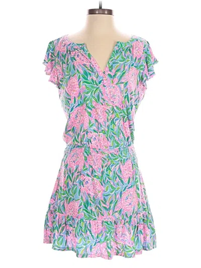 Pre-owned Lilly Pulitzer Romper In Blue