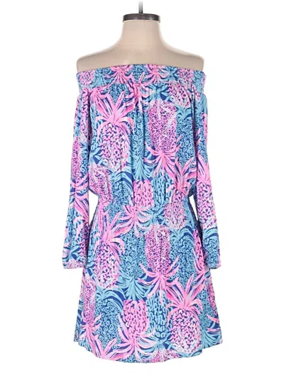 Pre-owned Lilly Pulitzer Romper In Blue