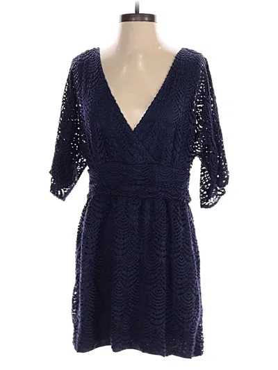 Pre-owned Lilly Pulitzer Romper In Blue