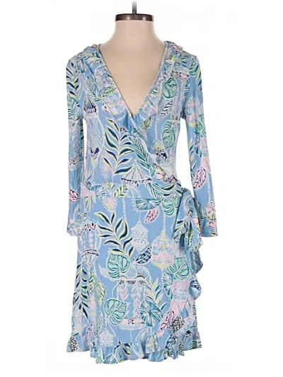 Pre-owned Lilly Pulitzer Romper In Blue